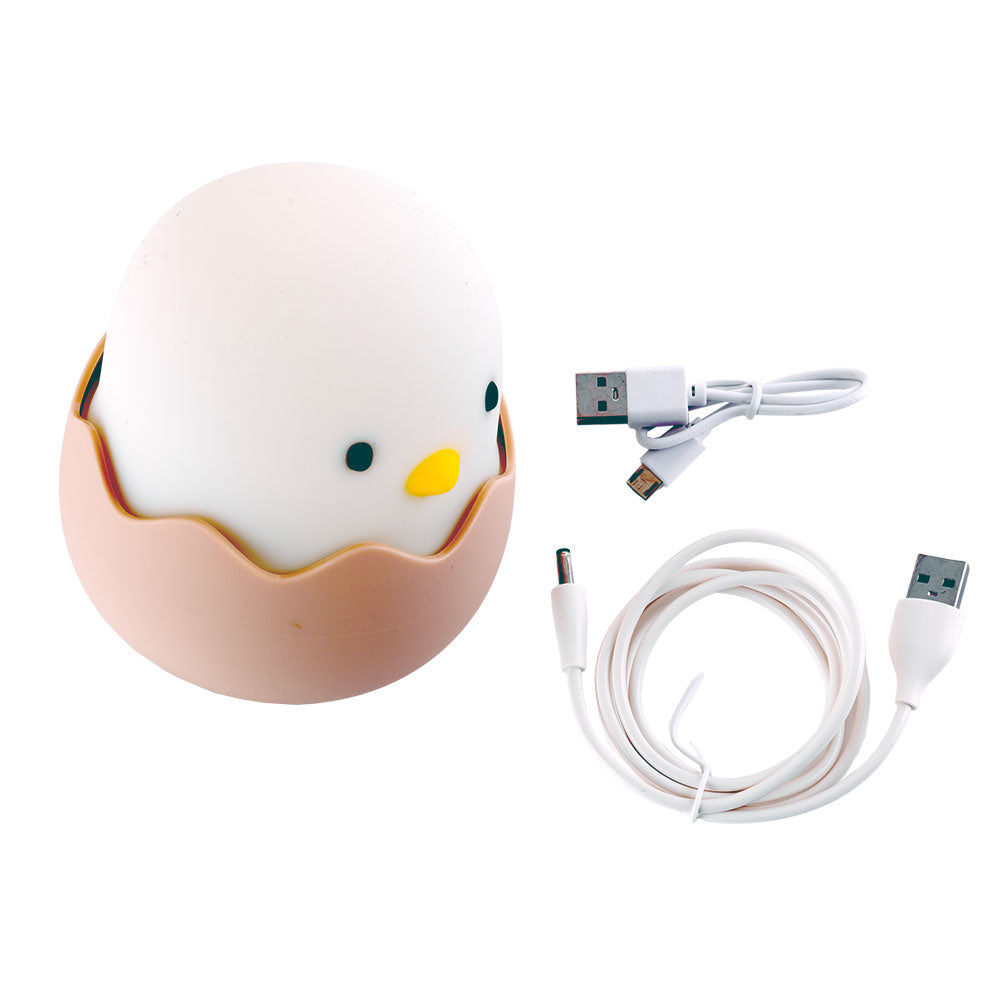 Nachtlampe "Huhn" für den Nachttisch, LED-Kinderlampe, Nachtlicht und wiederaufladbar