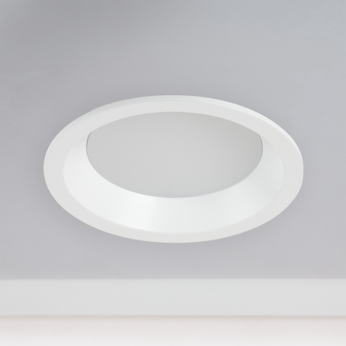 Downlight LED 12W 140Lm/W Driver LIFUD Flicker Free 6000ºK [HO-DL01-LI-12W-CW]