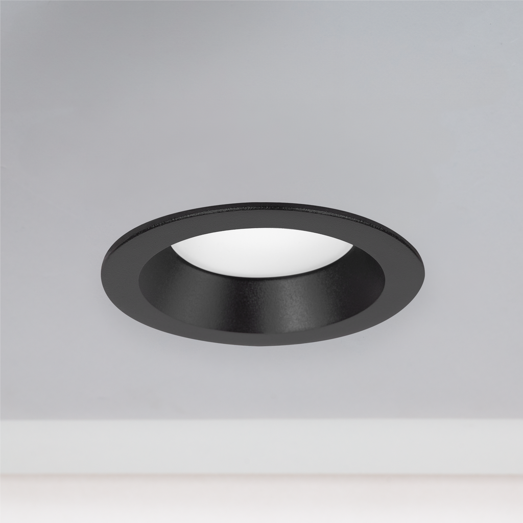 LED Downlight rund 9W 900Lm 6000ºK Antireflex UGR19 40.000H Schwarz