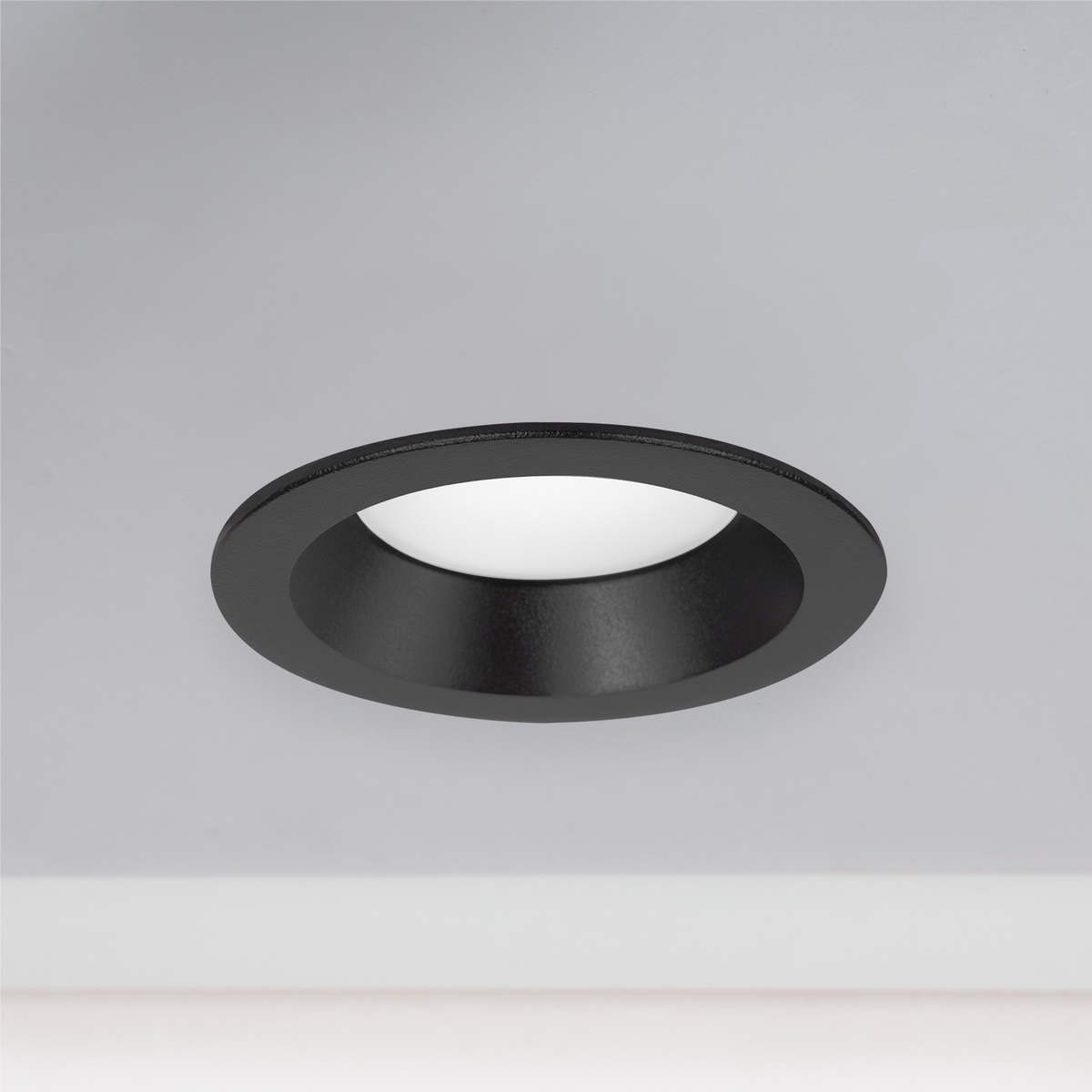 LED Downlight rund 9W 900Lm 6000ºK Antireflex UGR19 40.000H Schwarz