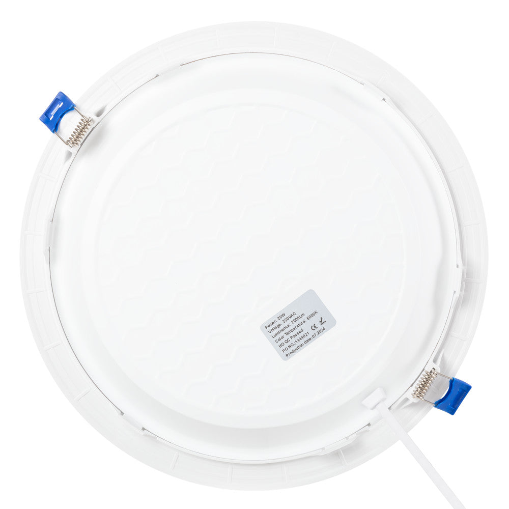 LED Einbauleuchte 100Lm/W 20W 2000Lm 6000ºK IP20 [HO-DLC-20W-2000LM-CW]