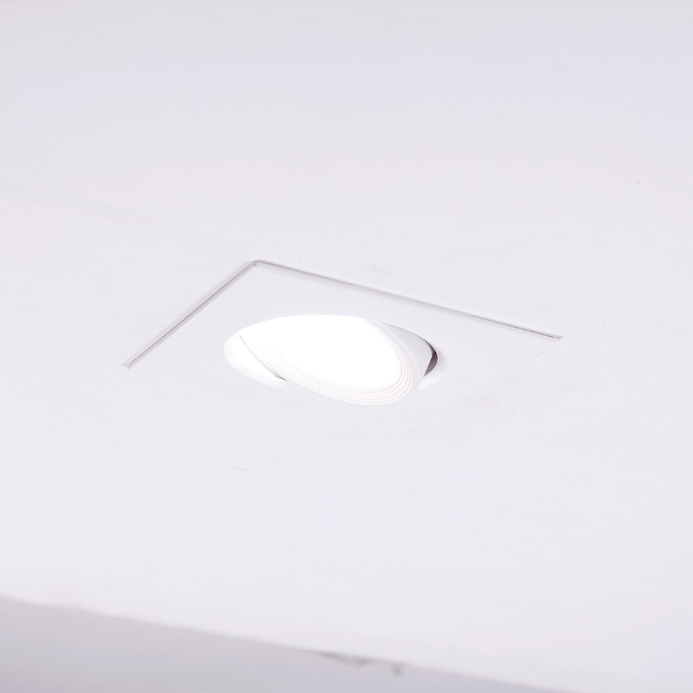 Foco Downlight LED 7W 630Lm 6000ºK Retangular Inclinável 40.000H [HO-DLPL-CUAD-7W-CW]