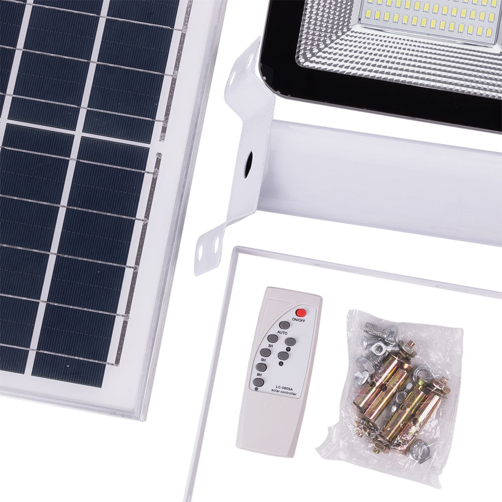 Iluminación Pública LED Solar - Panel: 6V 150W Batería: 3,2V 15000Mah [Ho-Far-Sol-150W-Cw]