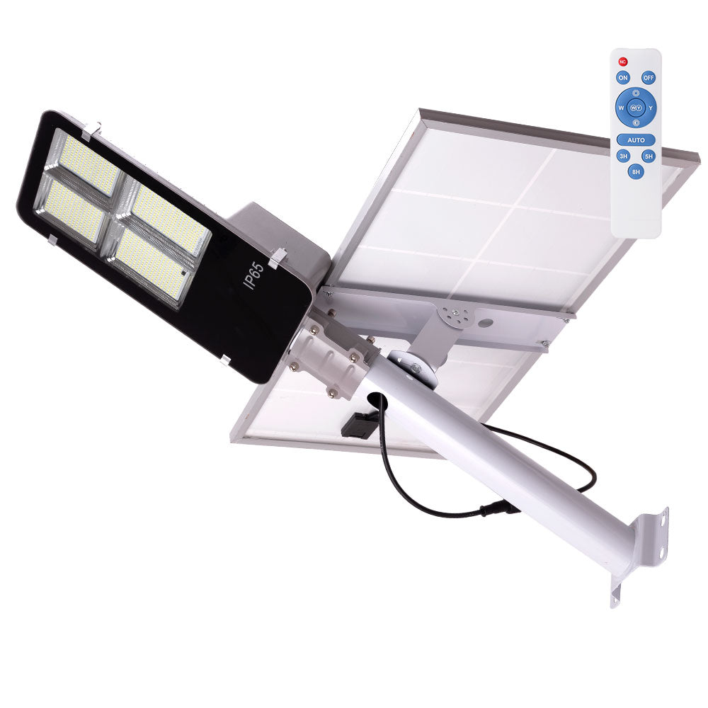 Iluminação Pública LED Solar-Controle Controlo Remoto- Regulável- Painel: 6V 300W Bateria: 3,2V 30000Mah [Ho-Far-Sol-300W-Cw]