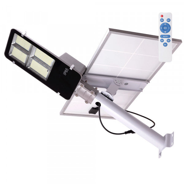 Iluminação Pública LED Solar-Controle Controlo Remoto- Regulável- Painel: 6V 300W Bateria: 3,2V 30000Mah [Ho-Far-Sol-300W-Cw]