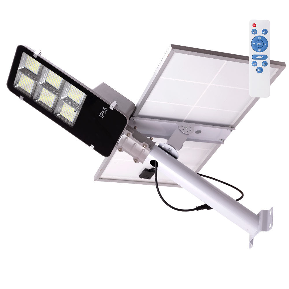 Iluminação Pública LED Solar-Controle Controlo Remoto- Regulável- Painel: 6V 400W Bateria: 3,2V 35000Mah [Ho-Far-Sol-400W-Cw]