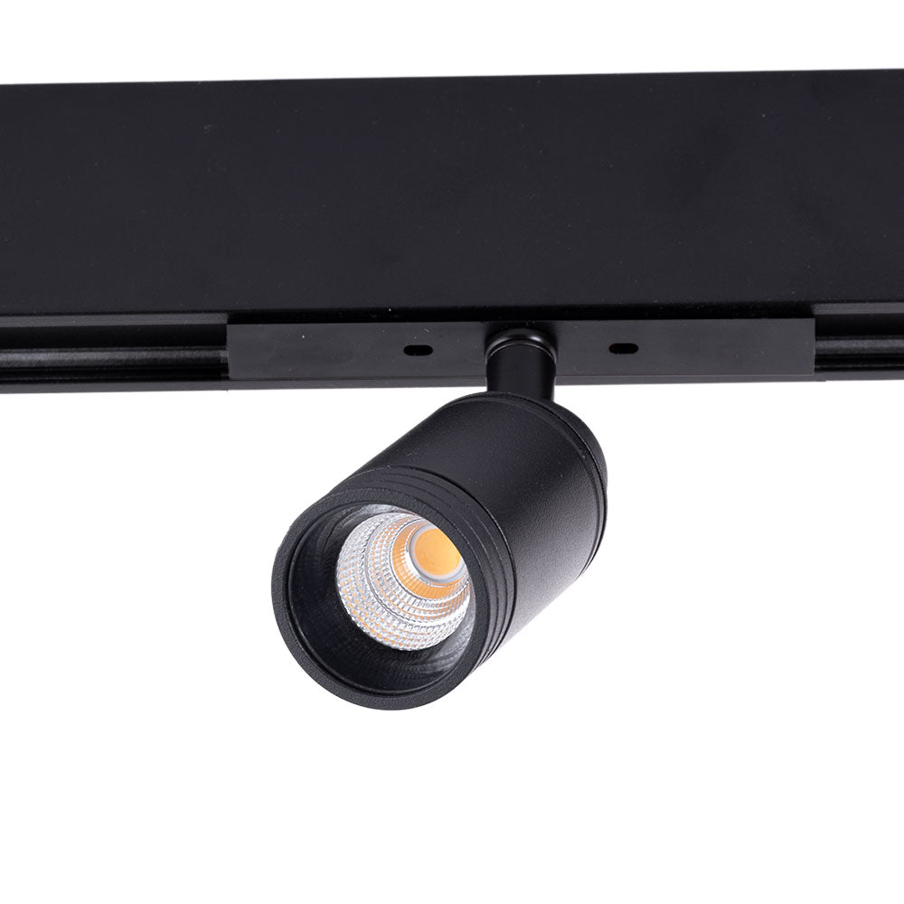 Mini Luminária LED 10W 1000Lm CRI90 4200ºK Trilho Magnético 40.000H [HO-MGCTRACK-10W-W]