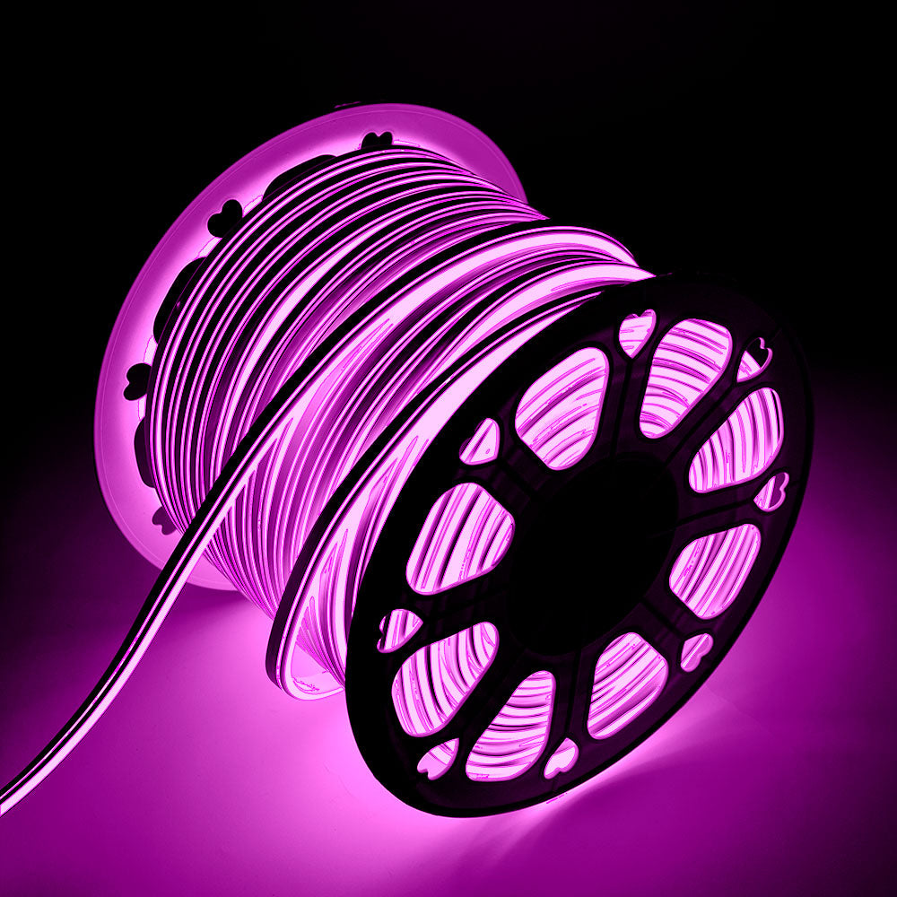 Mangueira Fita LED "Neon Flex" 6W 6000ºK 220VAC 8x18mm Dupla 120xSMD2835 6W/M x1M 40.000H [HO-NSPVC8x16DOY220CW]