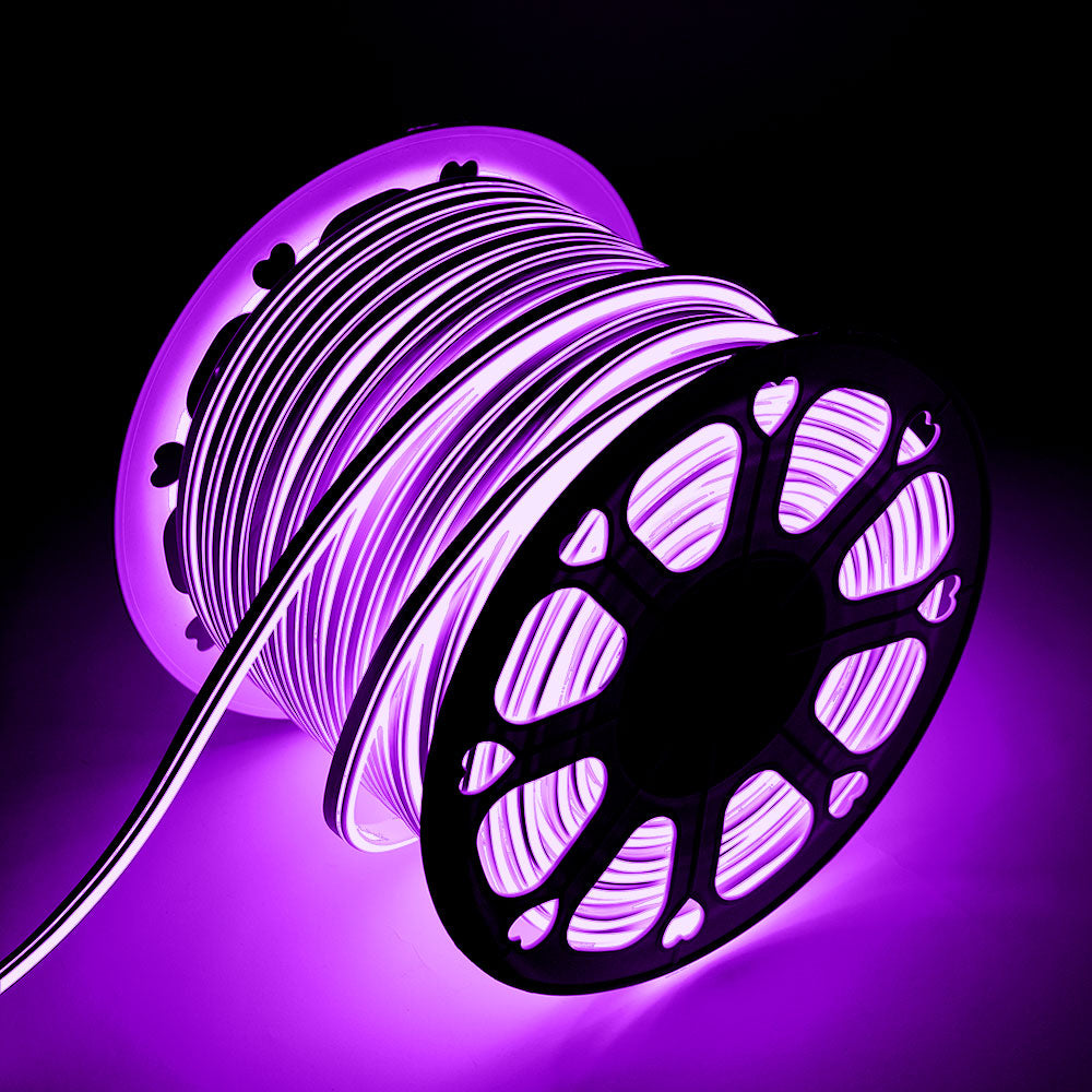 Mangueira Fita LED "Neon Flex" 6W 6000ºK 220VAC 8x18mm Dupla 120xSMD2835 6W/M x1M 40.000H [HO-NSPVC8x16DOY220CW]