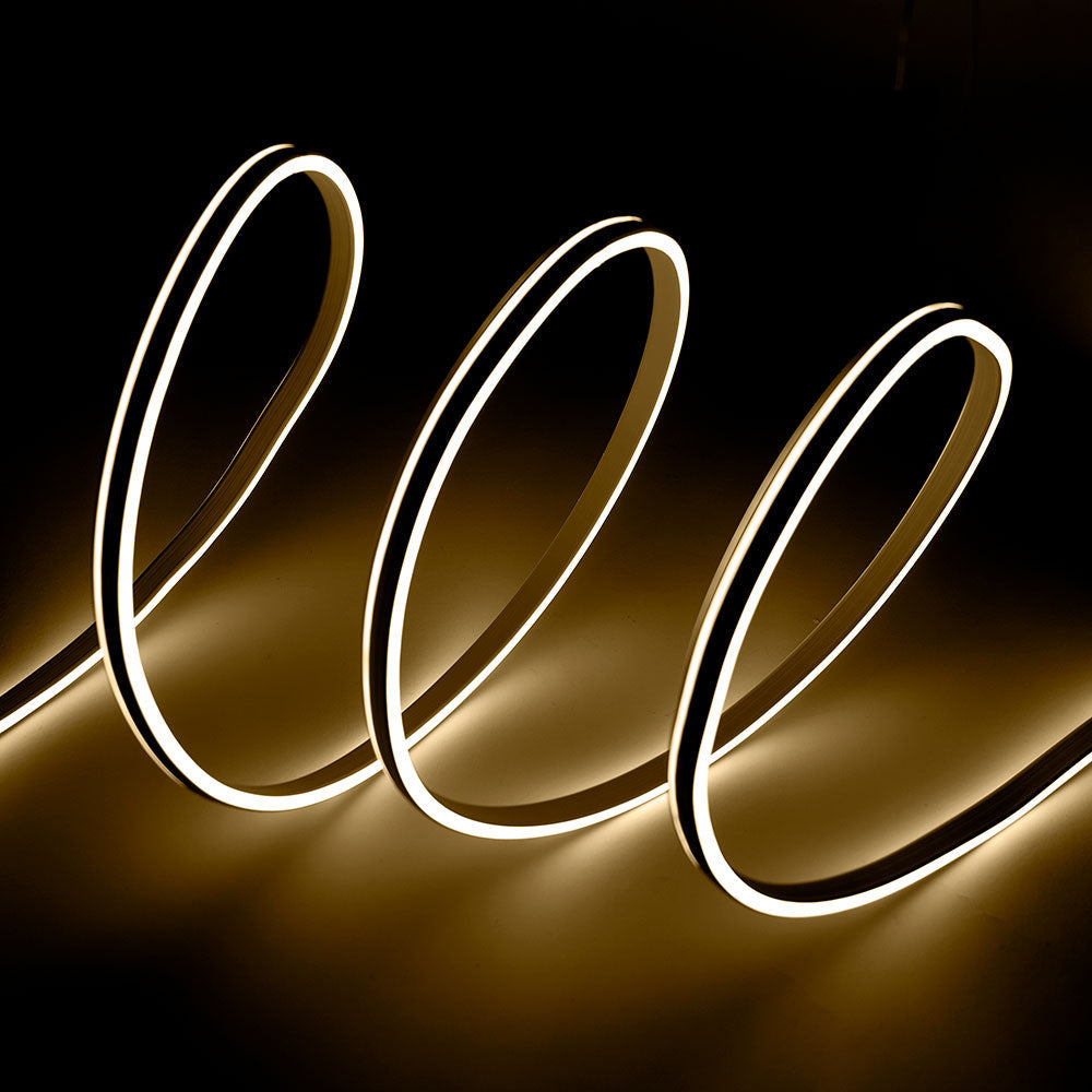 Mangueira Fita LED "Neon Flex" 6W 6000ºK 220VAC 8x18mm Dupla 120xSMD2835 6W/M x1M 40.000H [HO-NSPVC8x16DOY220CW]
