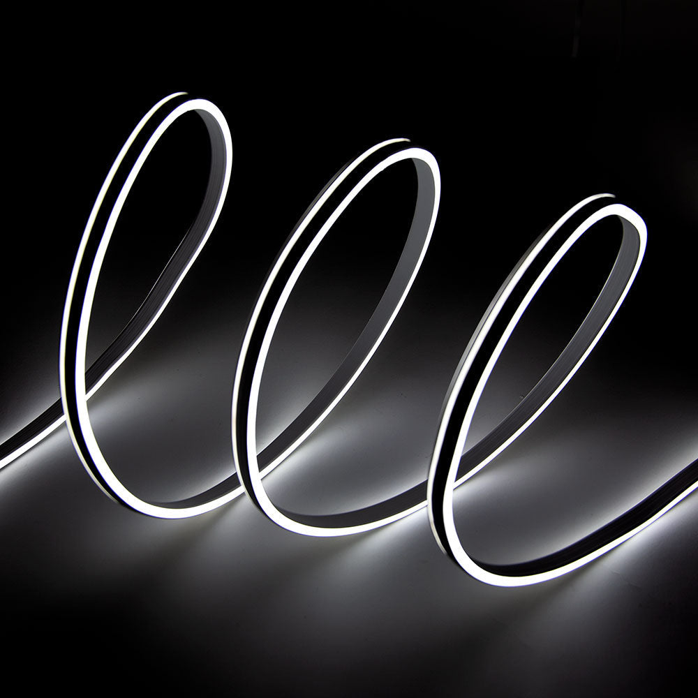 Mangueira Fita LED "Neon Flex" 6W 6000ºK 220VAC 8x18mm Dupla 120xSMD2835 6W/M x1M 40.000H [HO-NSPVC8x16DOY220CW]
