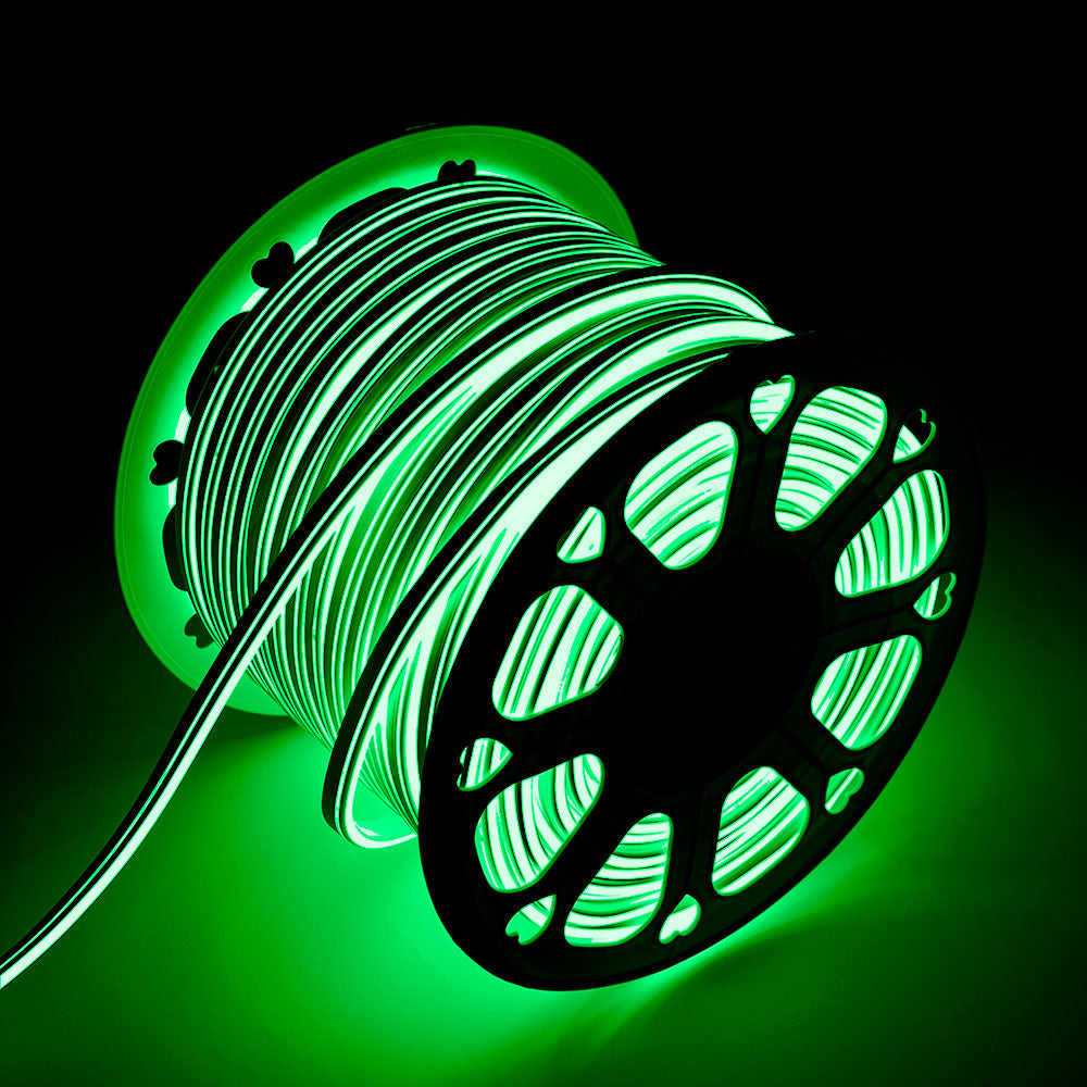 Mangueira Fita LED "Neon Flex" 6W 6000ºK 220VAC 8x18mm Dupla 120xSMD2835 6W/M x1M 40.000H [HO-NSPVC8x16DOY220CW]