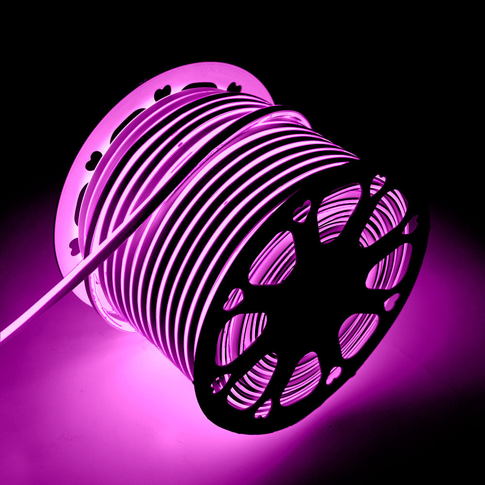 Mangueira Fita LED "Neon Flex" 6W 6000ºK 220VAC 8x16mm Simples 120xSMD2835 6W/M x1M 40.000H [HO-NSPVC8x16SOY220CW]