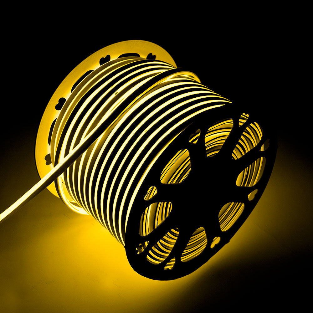 Mangueira Fita LED "Neon Flex" 6W 6000ºK 220VAC 8x16mm Simples 120xSMD2835 6W/M x1M 40.000H [HO-NSPVC8x16SOY220CW]