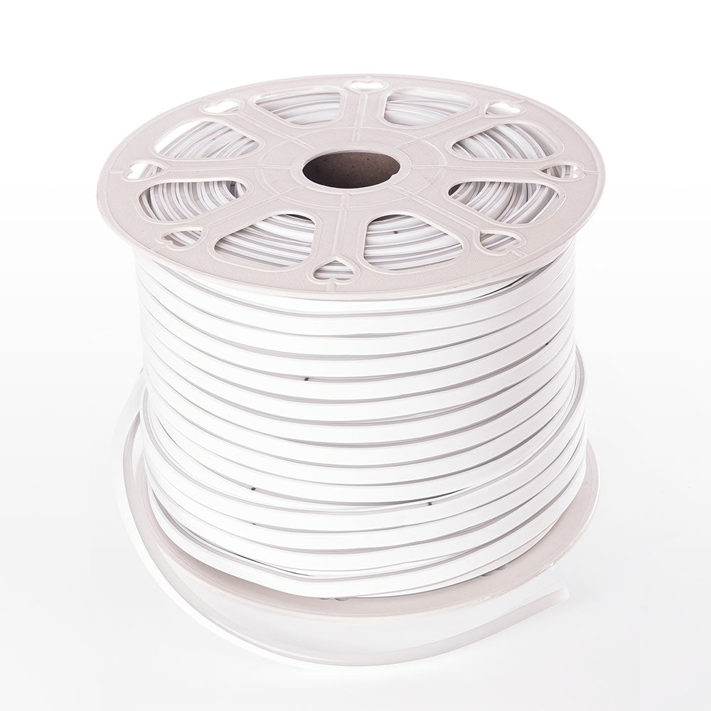 Mangueira Fita LED "Neon Flex" 6W 6000ºK 220VAC 8x16mm Simples 120xSMD2835 6W/M x1M 40.000H [HO-NSPVC8x16SOY220CW]