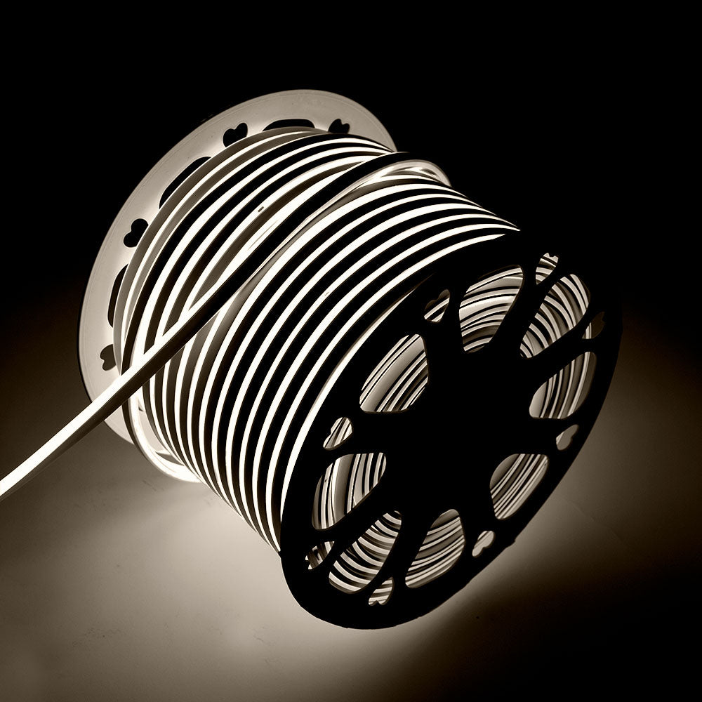 Mangueira Fita LED "Neon Flex" 6W 6000ºK 220VAC 8x16mm Simples 120xSMD2835 6W/M x1M 40.000H [HO-NSPVC8x16SOY220CW]