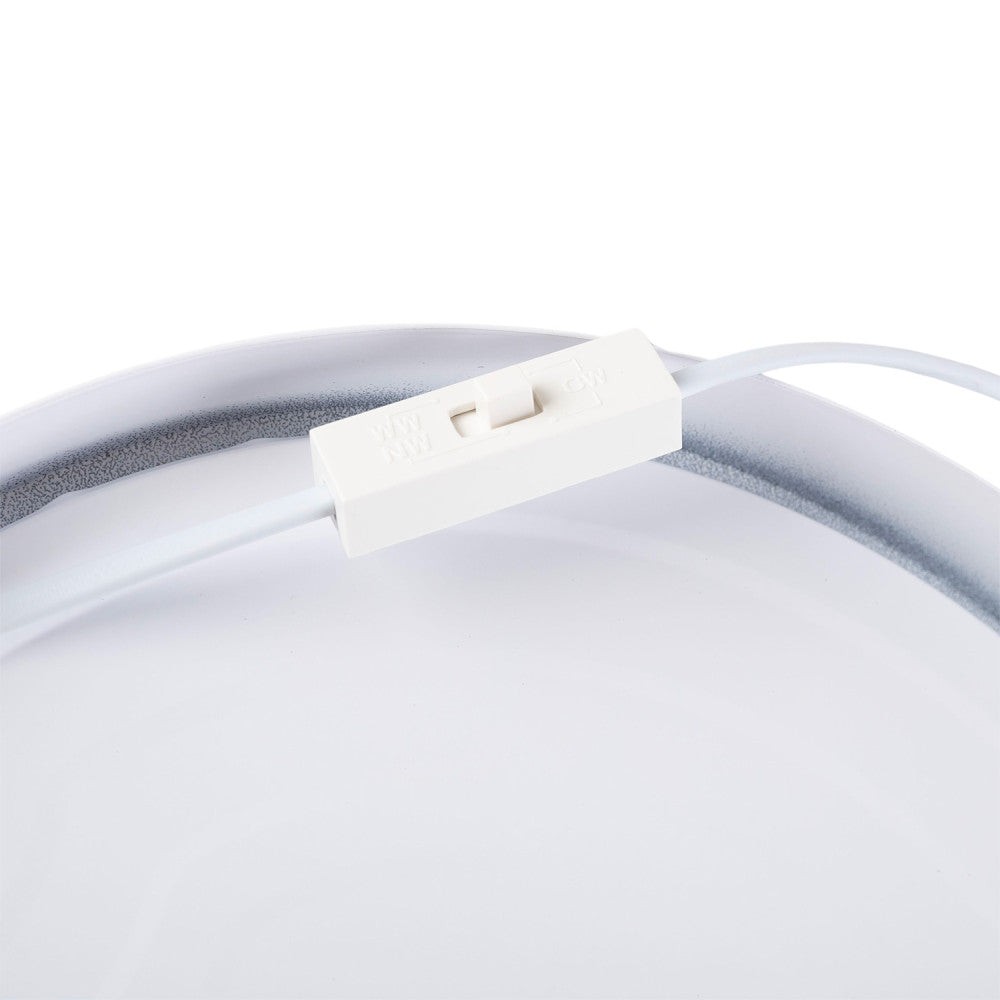 Luminária de teto LED 24W 1.900Lm CCT (tom de luz regulável) 3000-6000ºK Circular 40.000H [HO-PLAF-C-24W-CCT]