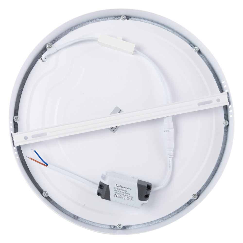 Luminária de teto LED 24W 1.900Lm CCT (tom de luz regulável) 3000-6000ºK Circular 40.000H [HO-PLAF-C-24W-CCT]
