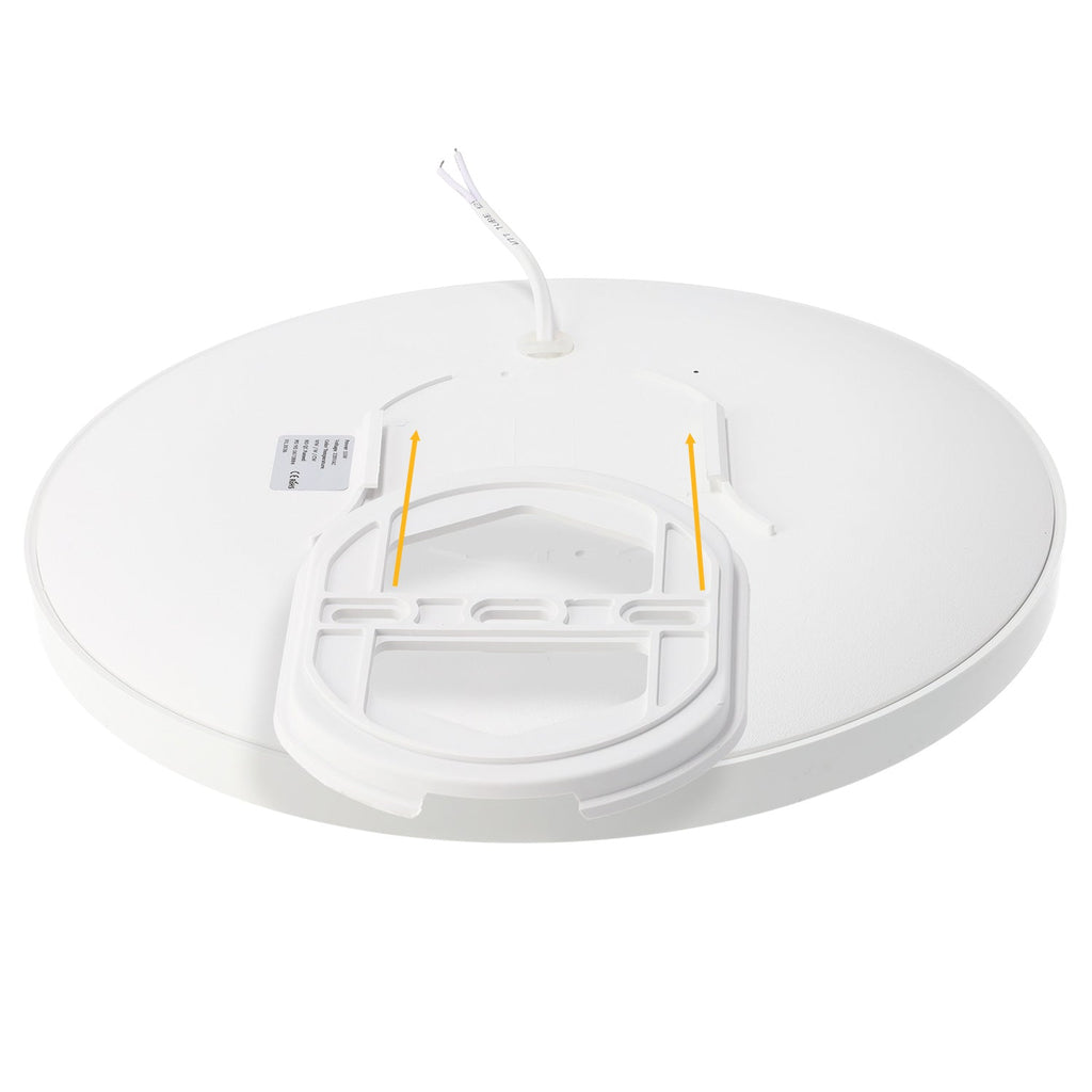 Luminária de teto LED para exterior 15W 1500Lm CCT (tom de luz regulável) 3000-4000-6500ºK IP65 Acabamento branco