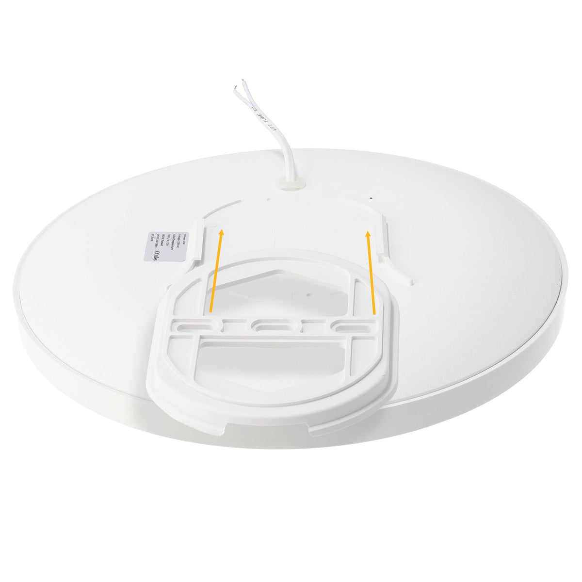 Luminária de teto LED para exterior 15W 1500Lm CCT (tom de luz regulável) 3000-4000-6500ºK IP65 Acabamento branco