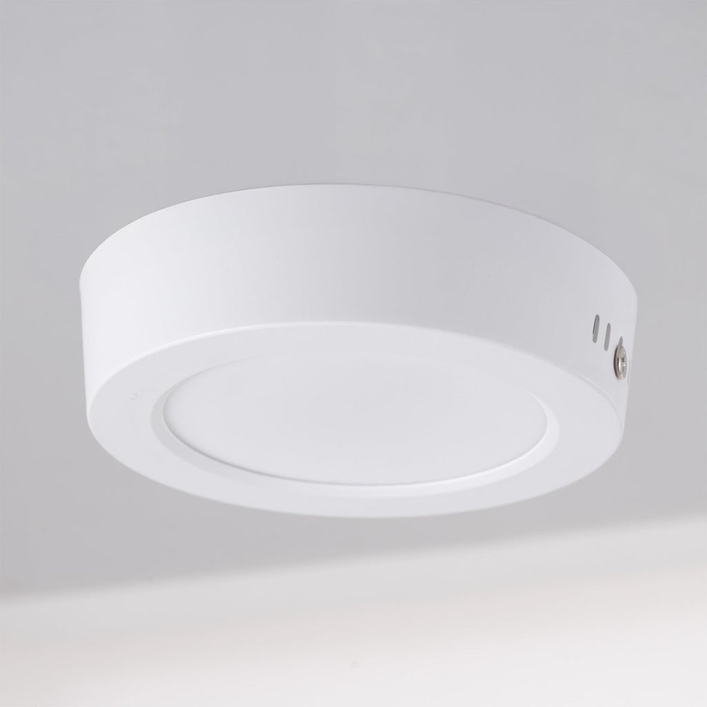 Plafon de superfície LED 100Lm/W 6W 600Lm 6000ºK IP20 [HO-PLC-6W-600LM-CW]