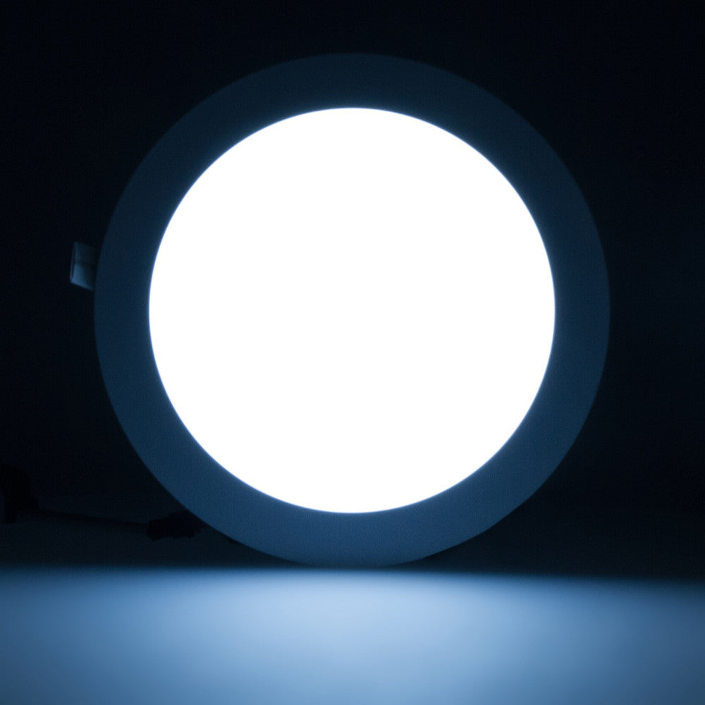 Painel de LED 25W 2.000Lm CCT (Tom de Luz Regulável) 3000-6000ºK Circular 40.000H [HO-RDP16-25W-CCT]