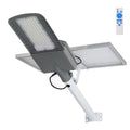 Luz de rua solar LED 200W 5000K Painel 6V 30W Bateria 28Ah Sensor crepuscular / Controle Remoto