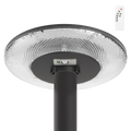 Sensor de luz de rua LED solar de 100 W com controlo remoto, branco frio