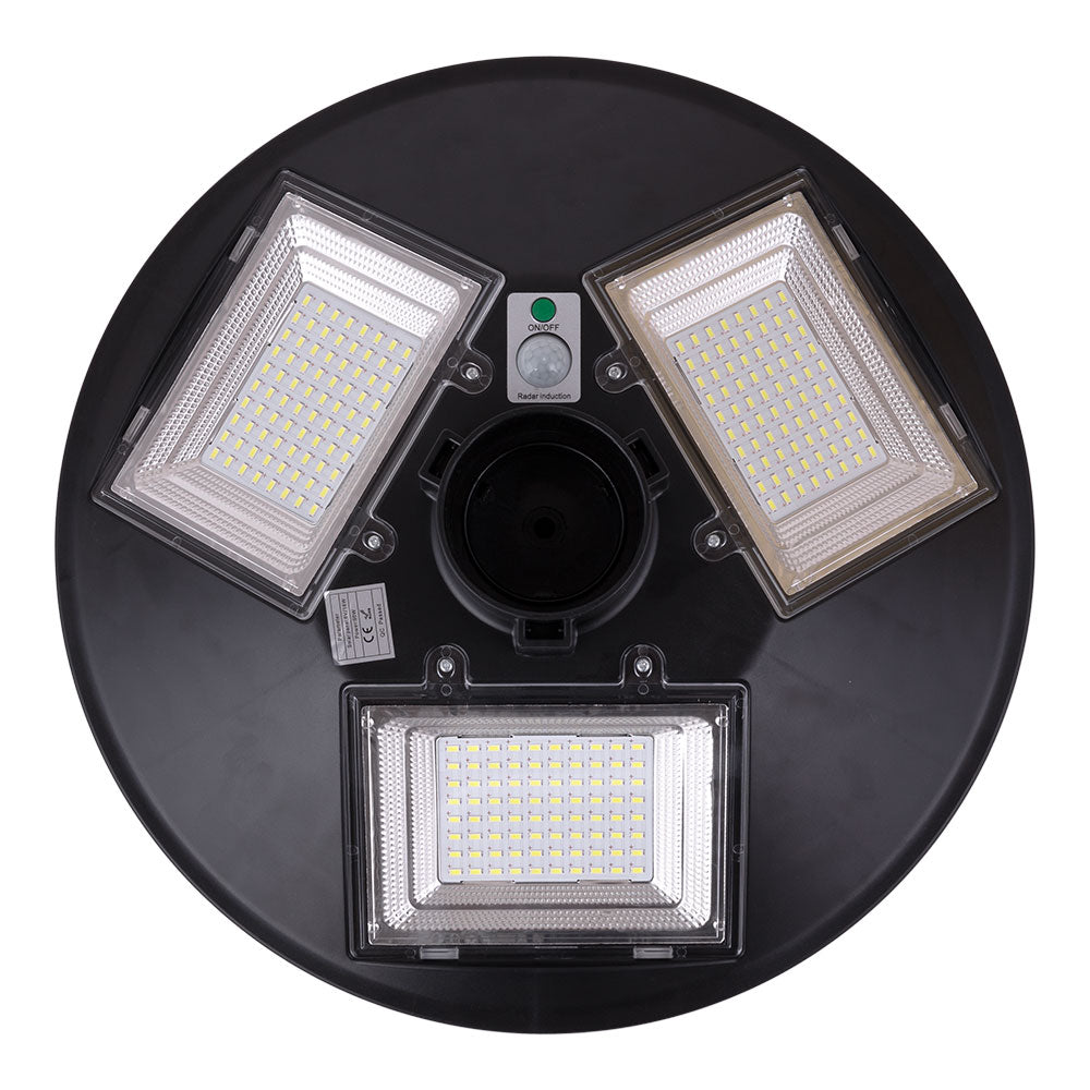Solar-LED-Leuchte 90W 9000Lm 6000ºK IP67 Panel: 6V 18W Batterie: 3,2V 15000mAh