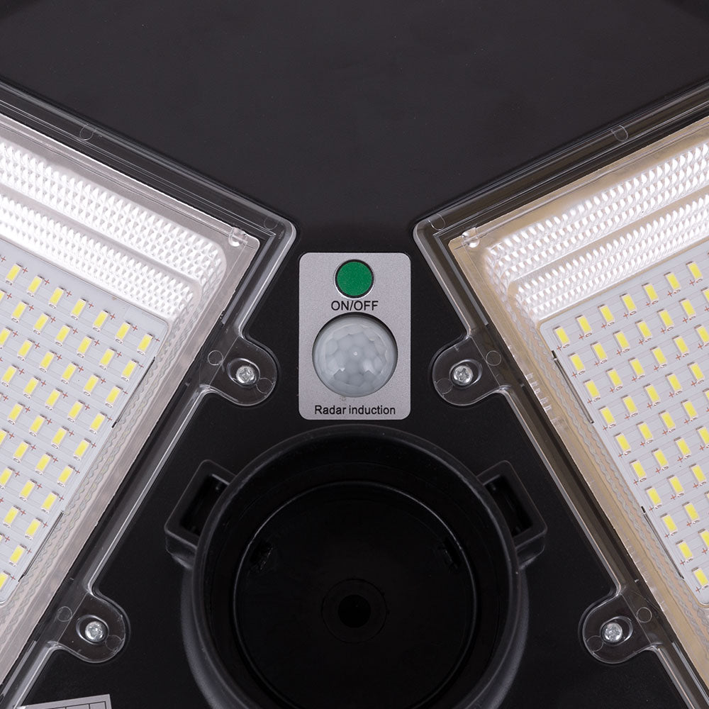 Solar-LED-Leuchte 90W 9000Lm 6000ºK IP67 Panel: 6V 18W Batterie: 3,2V 15000mAh