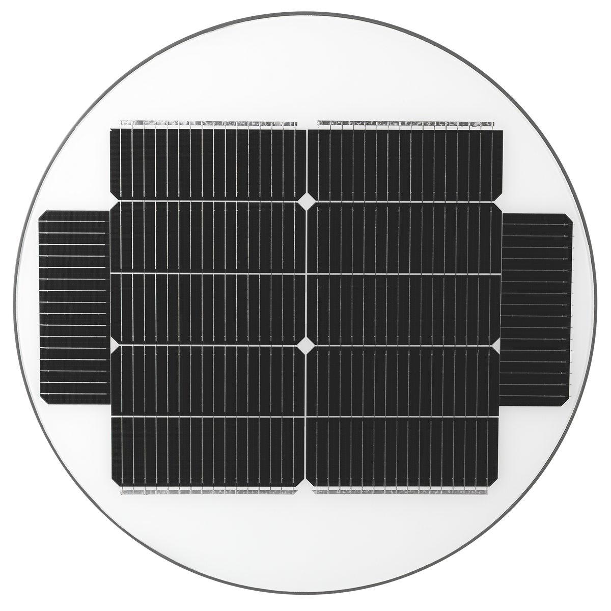 Luminária Solar LED 150W 15000Lm 6000ºK IP67 Painel: 6V 18W Bateria: 3,2V 15000MaH Cinza