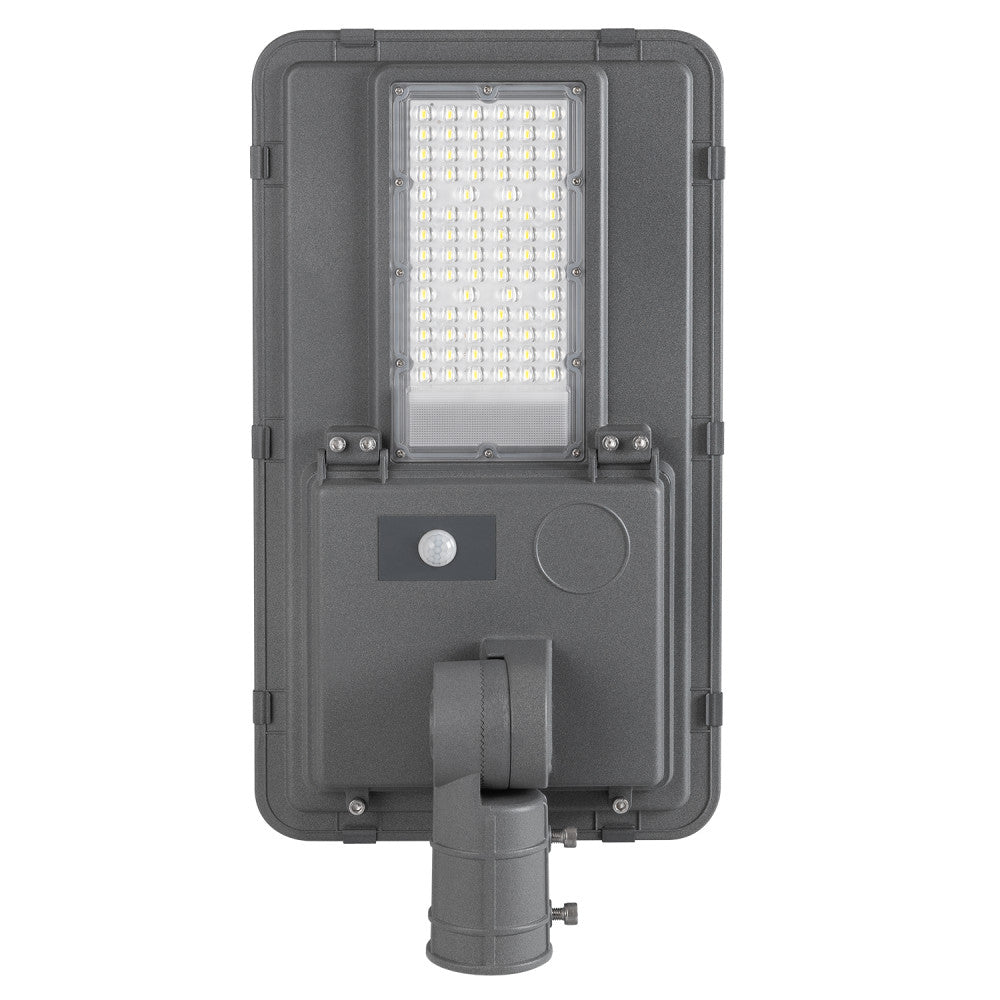 LED Solar Straßenleuchte 200W 5000K Panel 6V 20W Akku 20Ah Sensor/Fernbedienung [HO-STR200W-SL04-CW]