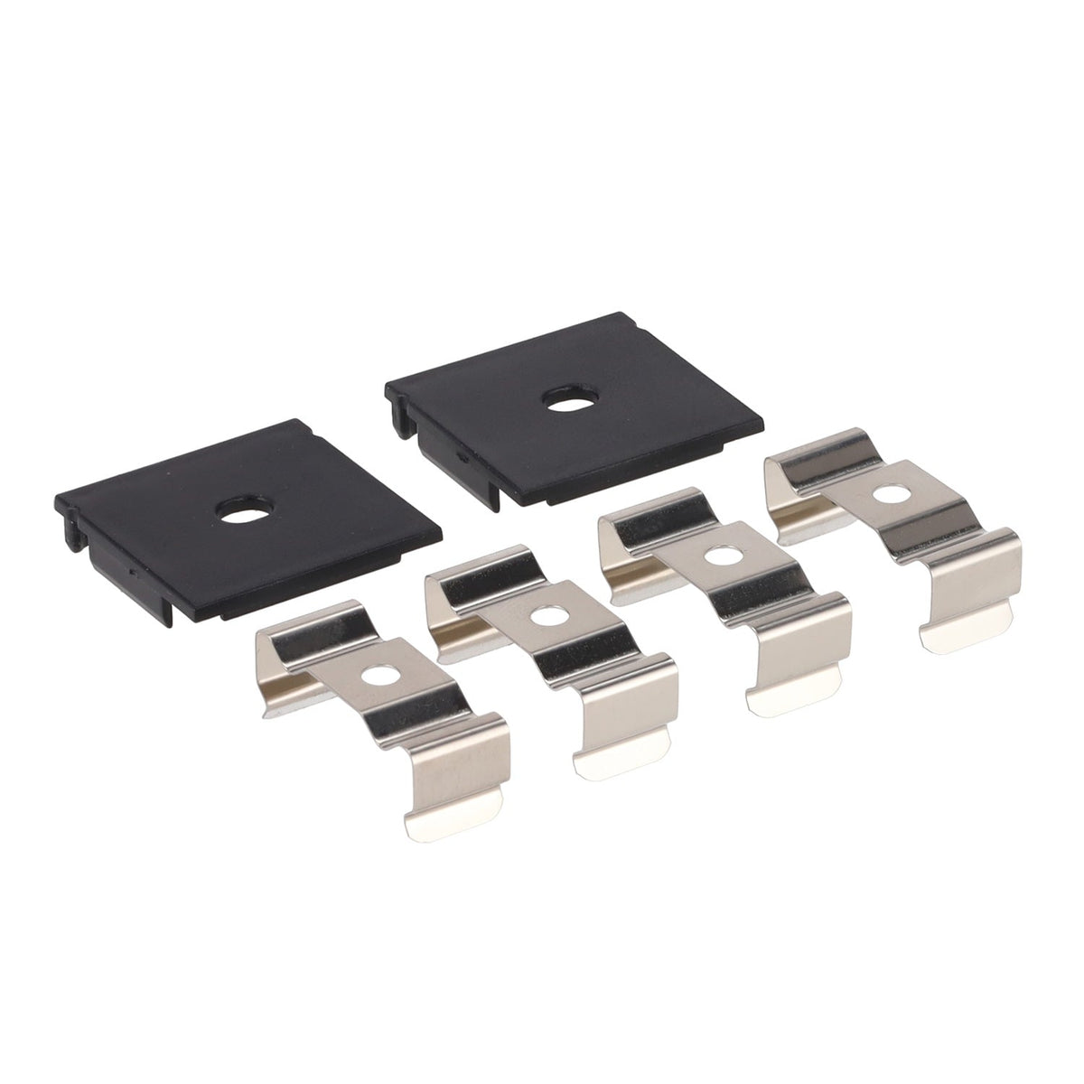 Perfil Para Fitas LED 2 metros -Difusor Opala Negra
