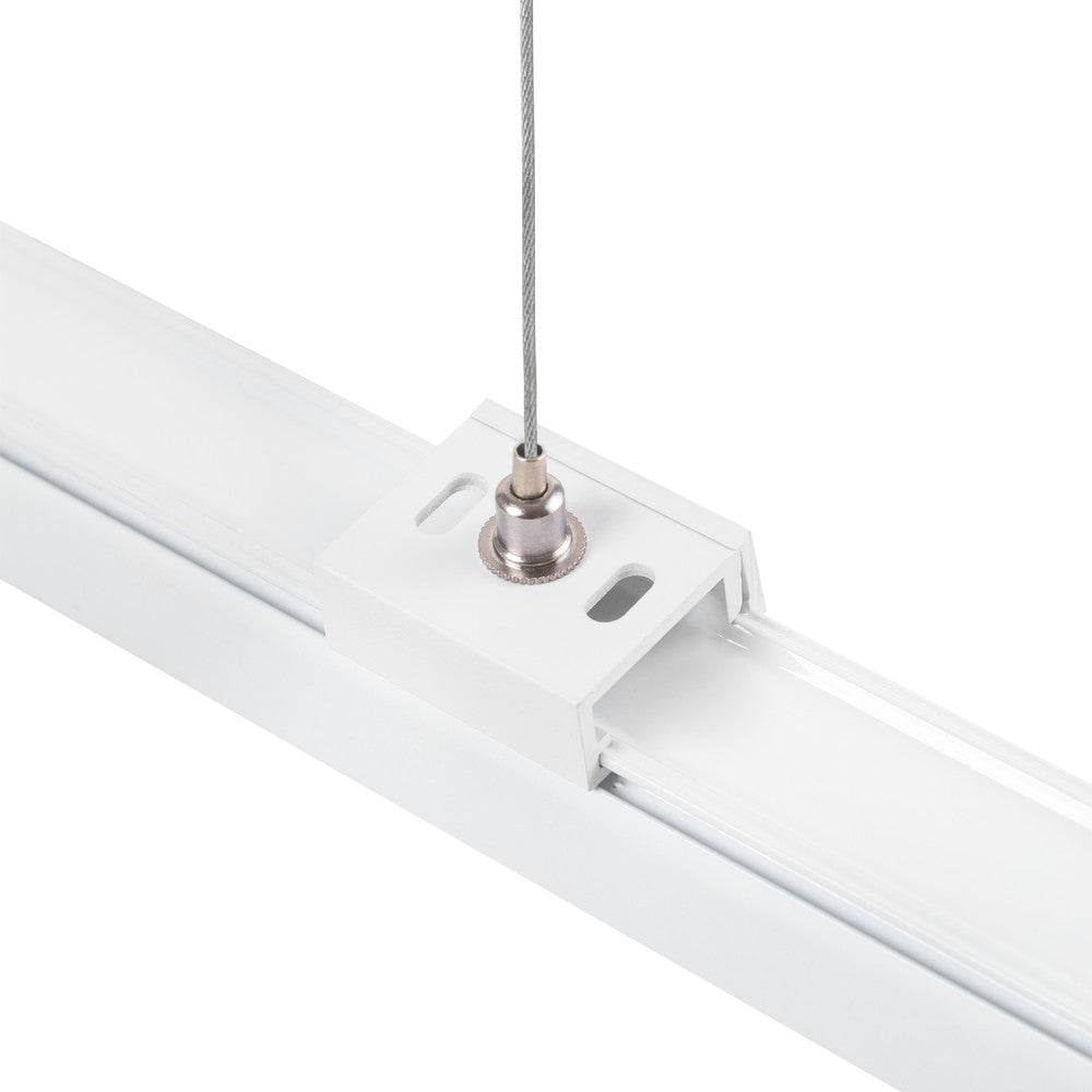 Suspensión para Carril Trifásico Blanco 1 Metro [HO-SUS-T-B]
