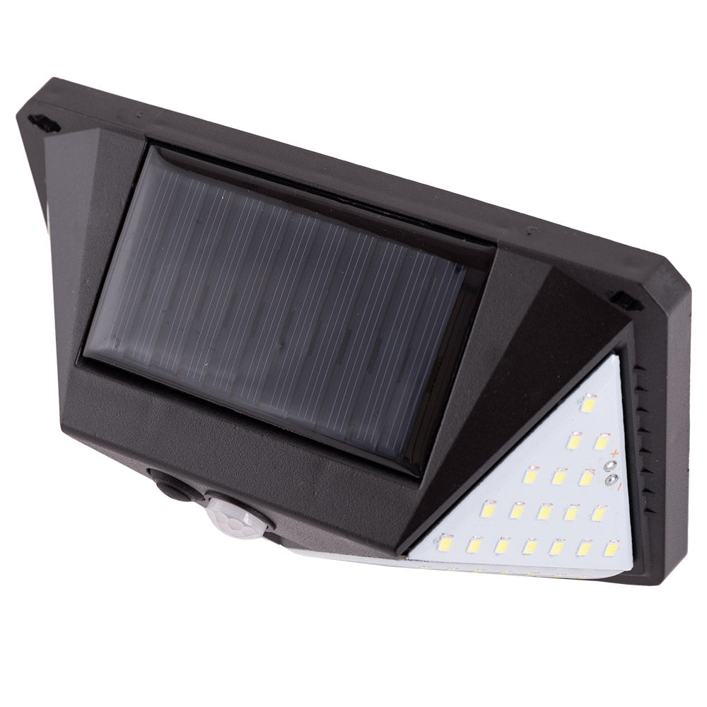 Lâmpada de Parede LED 6000ºK Sensor Solar IP65 40.000H [HO-SW6080-PIR]