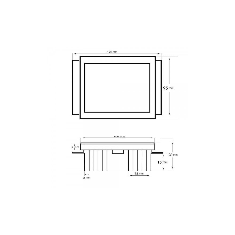 Módulo óptico LED 40W 5.400Lm Bridgelux para poste 60.000H
