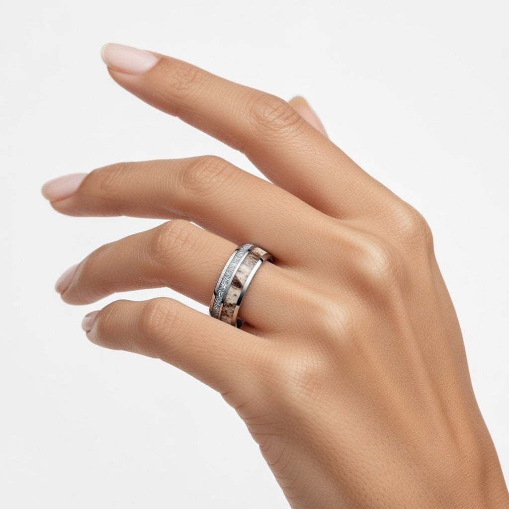 Anillo de acero de tungsteno