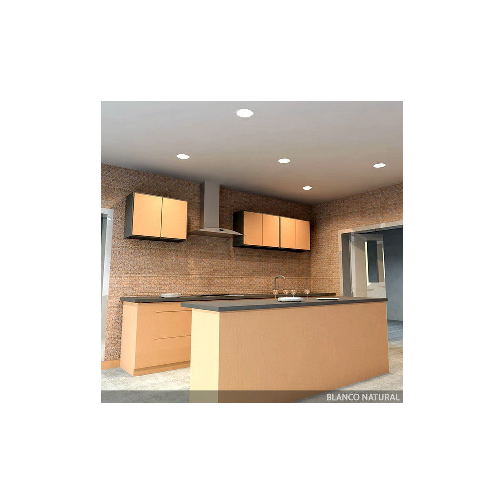 LED-Panel 6W 400Lm CCT (dimmbar) 3000-6000ºK Rund 40.000H [JL-GP-LZ-1-CCT]