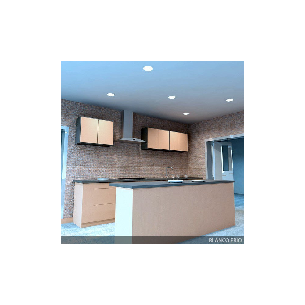 LED-Panel 6W 400Lm CCT (dimmbar) 3000-6000ºK Rund 40.000H [JL-GP-LZ-1-CCT]