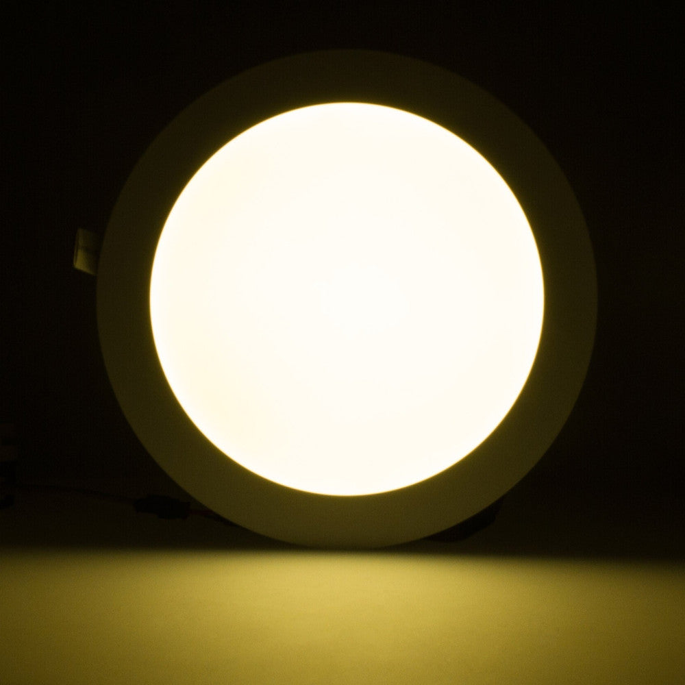 LED-Panel 6W 400Lm CCT (dimmbar) 3000-6000ºK Rund 40.000H [JL-GP-LZ-1-CCT]