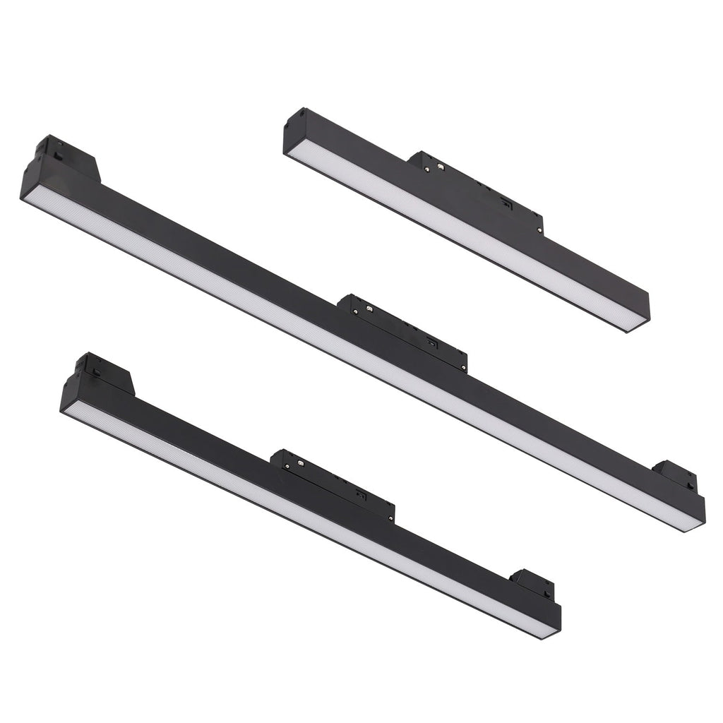 Luminária de trilho LED magnética 24W 600mm 90lm/W CCT (Cor da luz ajustável)