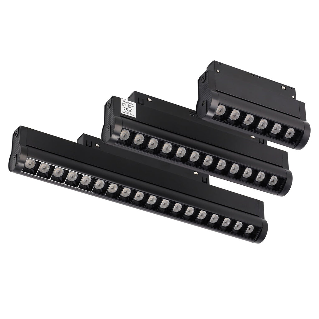 Luminaria de carril LED magnética 12W 235mm 90Lm/W CCT (Color de luz ajustable)