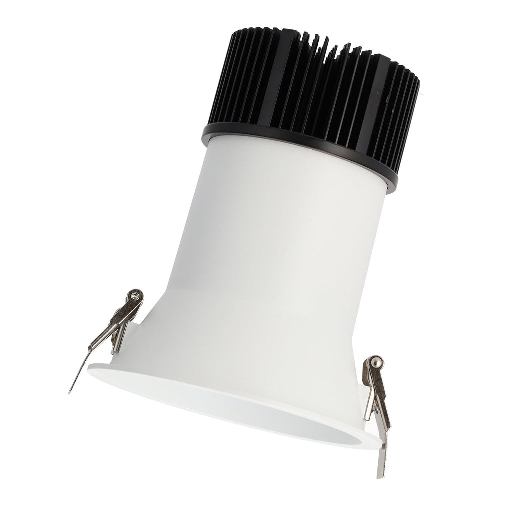 Luminária de encastrar LED 7W 90lm/W CRI>95 4000K Driver Lifud 50.000H Branco Natural