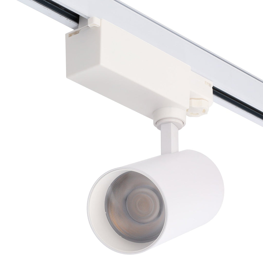 Foco LED de carril 30W 90Lm/W Alto CRI (>95) 4000ºK Driver Lifud trifásico 50.000H
