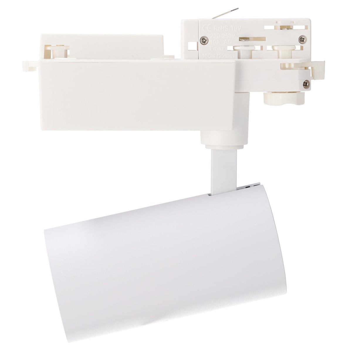 Foco LED de carril 30W 90Lm/W Alto CRI (>95) 4000ºK Driver Lifud trifásico 50.000H