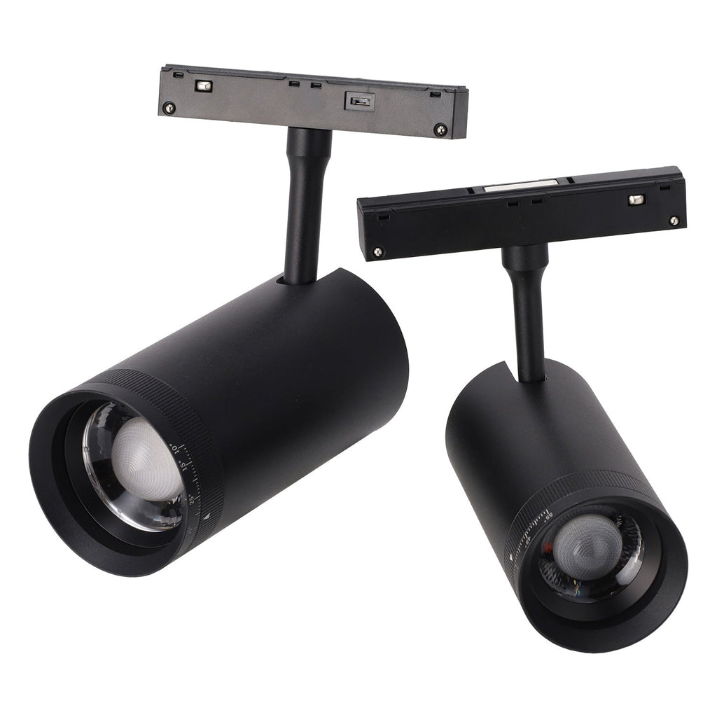 Luminária de trilho LED magnética 20W 65x135mm 90Lm/W LED Bridgelux CCT (Cor da luz ajustável)