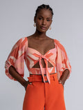 BLUSA CROP TOP FLORESCER