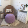 Runder Pouf | Lavendel
