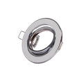 Aro Downlight Circular Basculante "Vepa" Acero 90Mm - Cromado