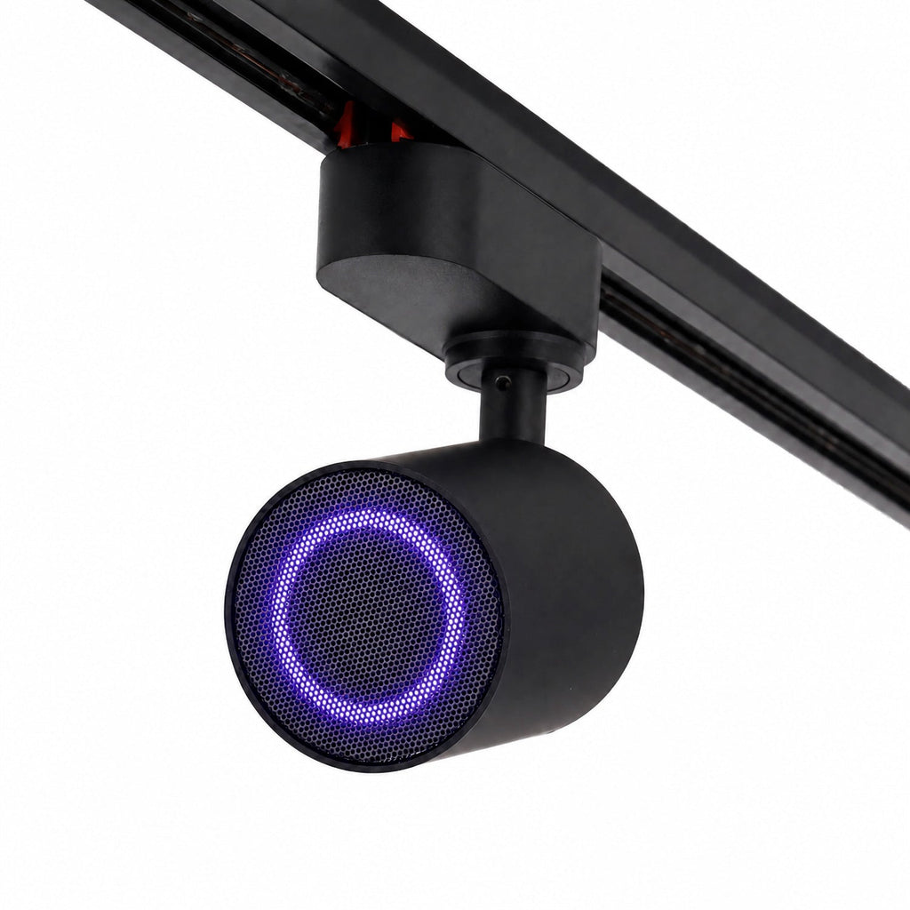20-W-Bluetooth-Monophasenschienenstrahler, schwarz